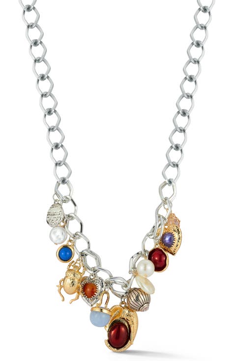 Multi Charm Pendant Necklace