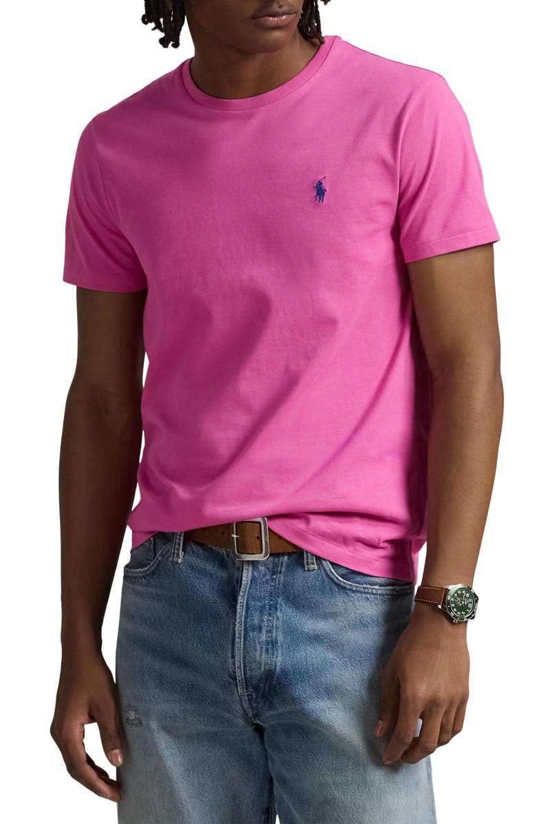 Polo Ralph Lauren Classic Fit Jersey Crewneck T-Shirt, Main, color,