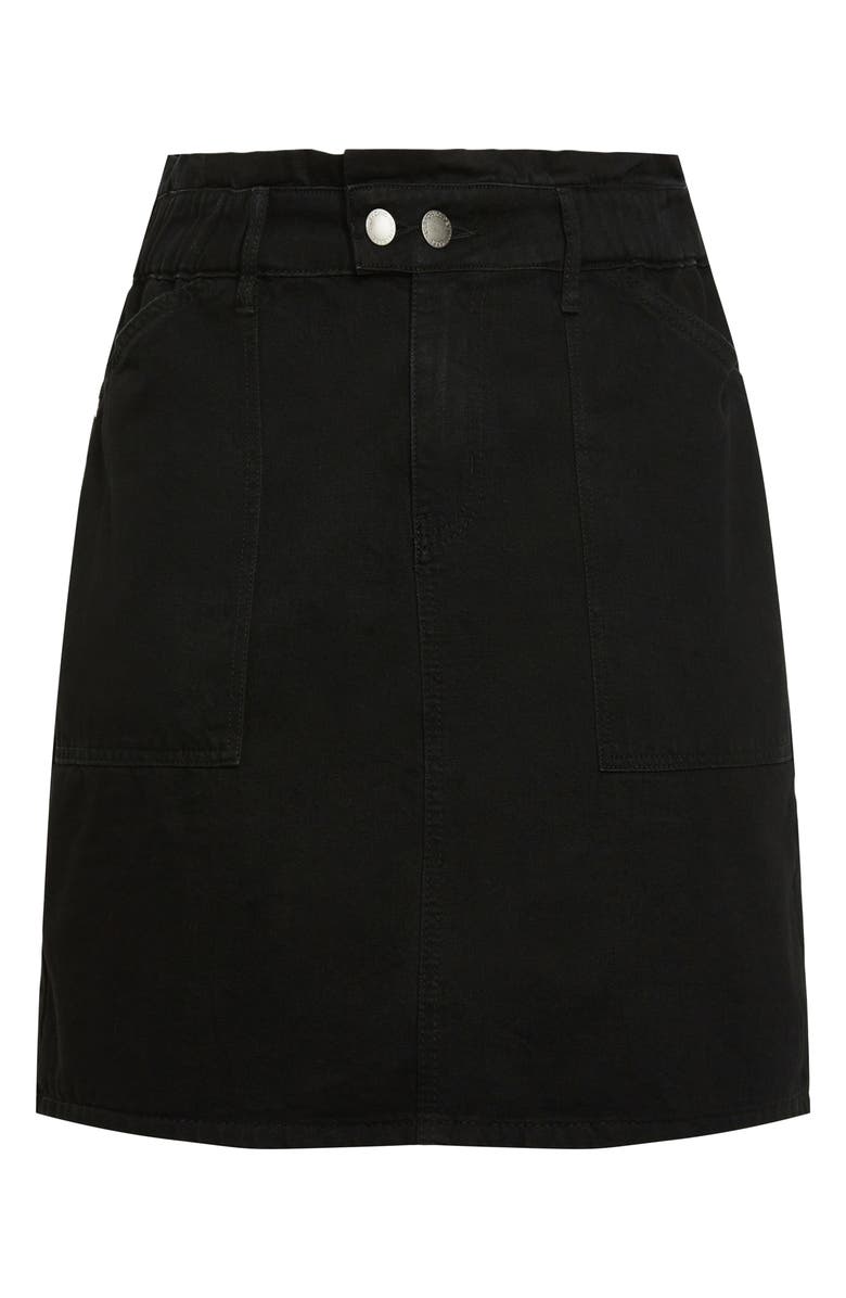 City Chic Cali Denim Miniskirt, Alternate, color, 