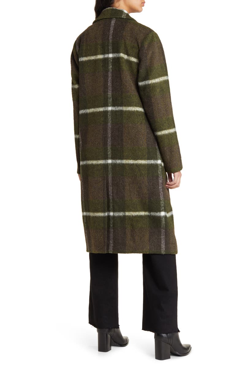 BCBGMAXAZRIA Double Breasted Coat, Alternate, color, 