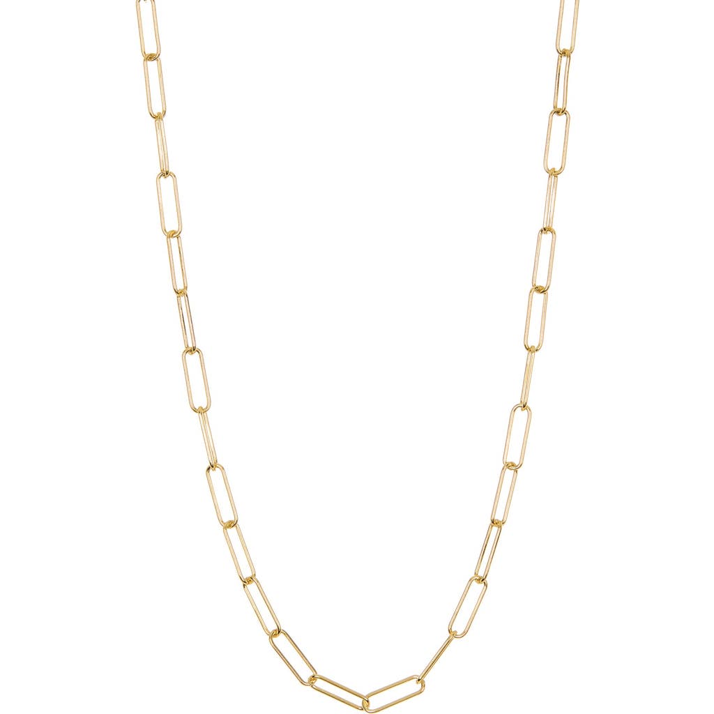 Adornia Paper Clip Necklace in Yellow at Nordstrom Rack