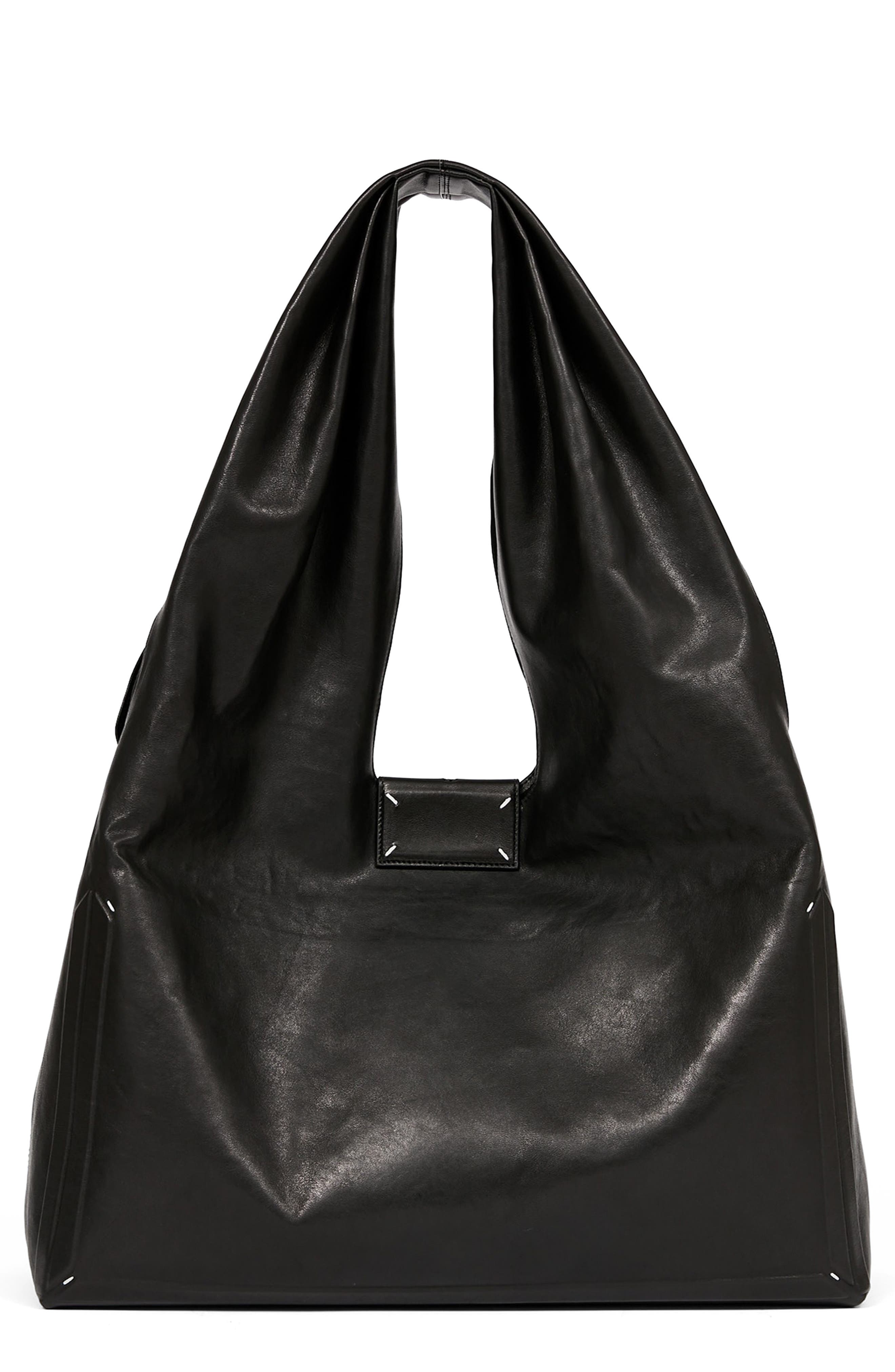 Maison Margiela XL Box Bag, Main, color, Black