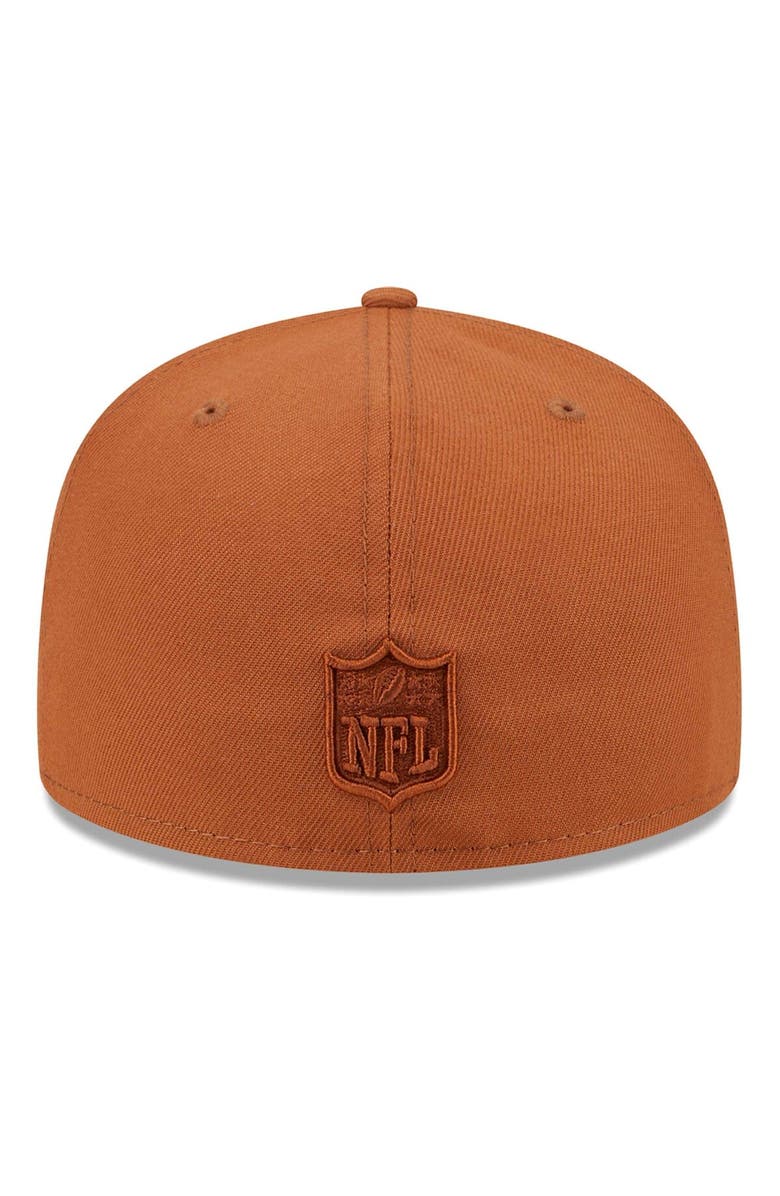 New Era Men's  New Era Brown Jacksonville Jaguars Color Pack 59FIFTY Fitted Hat, Alternate, color, Brown