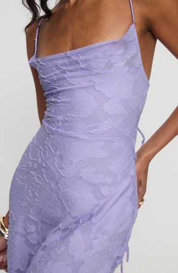 Celena Floral Burnout Maxi Dress