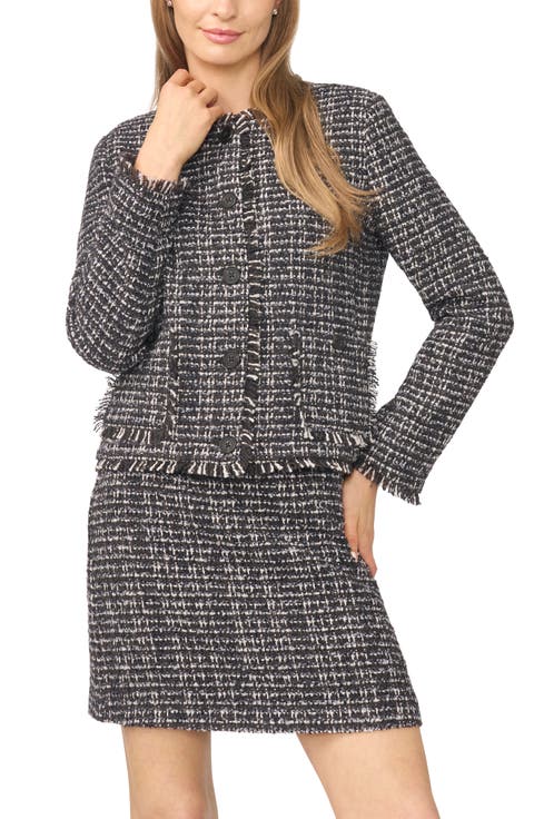 Frayed Edge Boxy Jacket