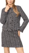 Halogen® Frayed Edge Boxy Jacket