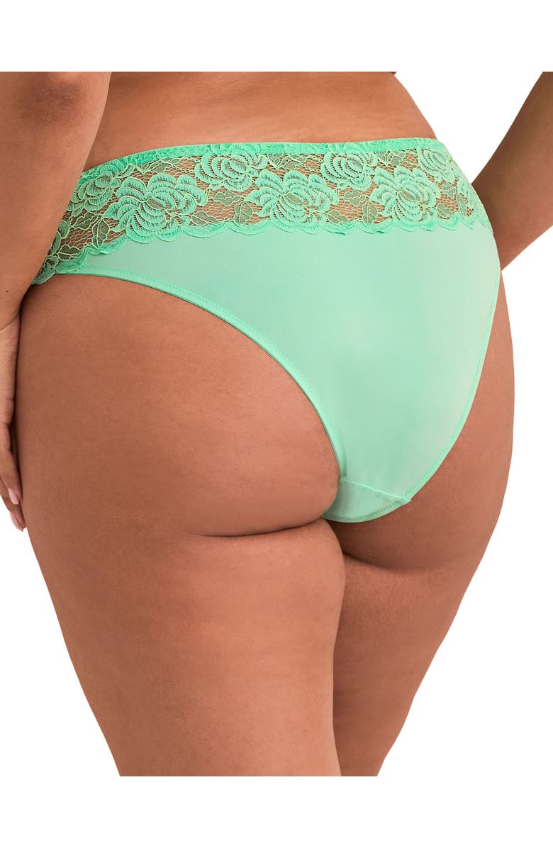 Adore Me Livi Cheeky Panties, Alternate, color, Light Green