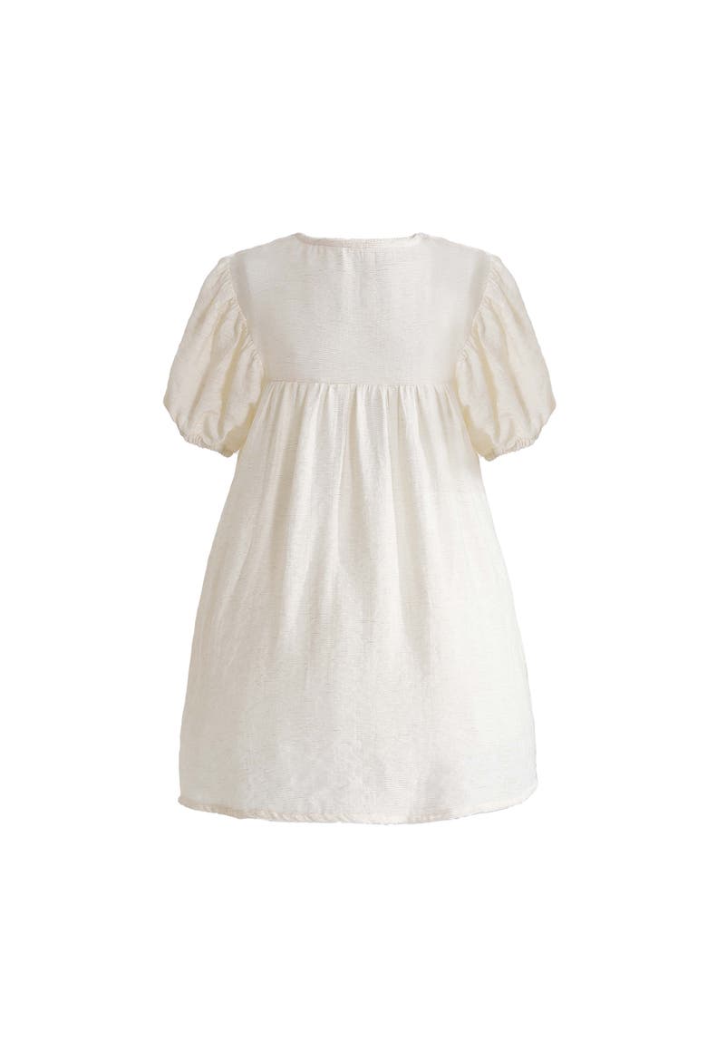 Lace Button Dress, Alternate, color, Ivory