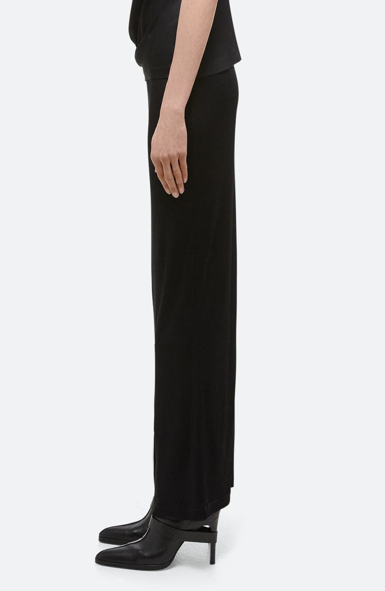 Helmut Lang Fluid Jersey Maxi Skirt, Alternate, color, Black