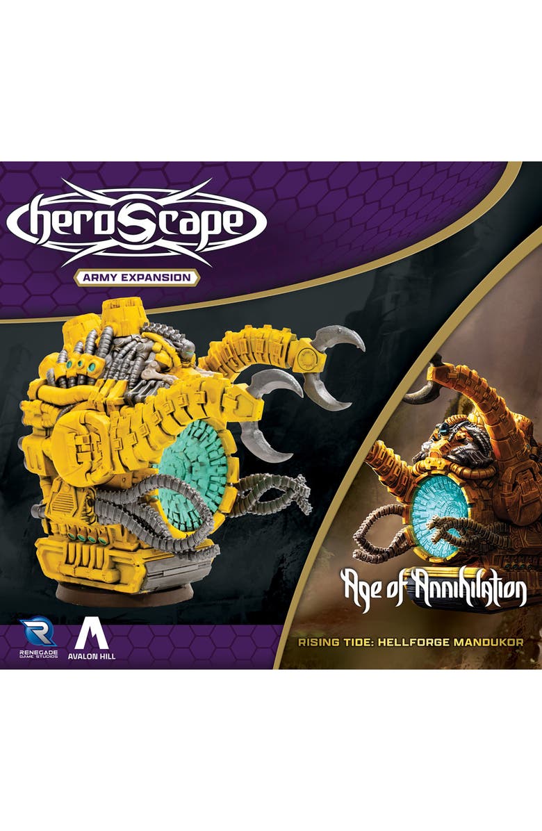 Renegade Games Heroscape Rising Tide, Hellforge Mandukor Army Expansion, Alternate, color, Multicolored