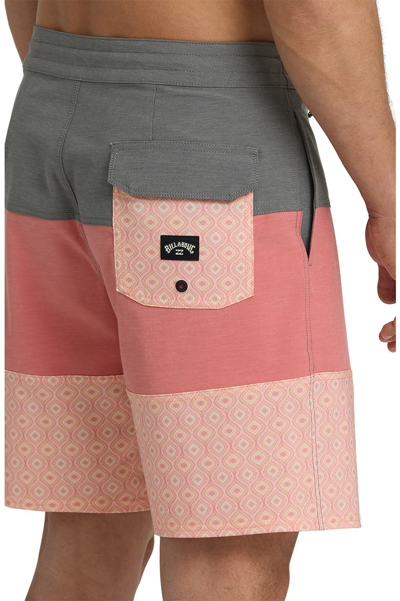 Tribong LT Board Shorts, Alternate, color, ASH ROSE