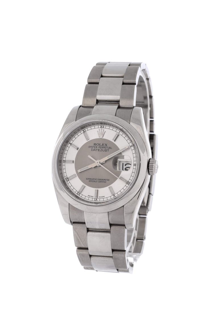 Oyster Perpetual Datejust Automatic Watch Stainless Steel 36, Alternate, color, Metallic Silver