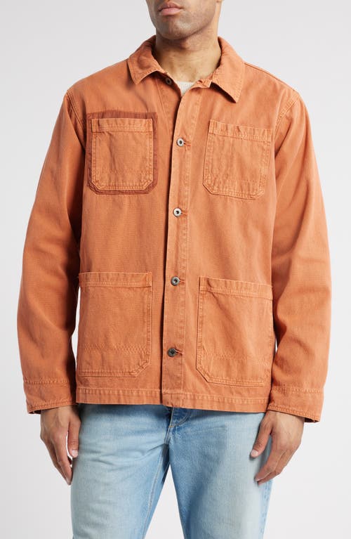 Alpha Industries Cotton Chore Coat In Orange