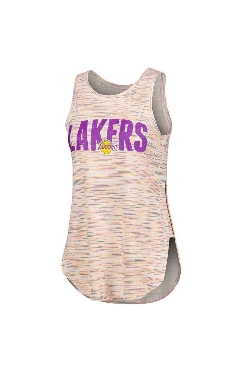 CONCEPTS SPORT Women's Concepts Sport White Los Angeles Lakers Sunray Tank Top, Alternate, color, White