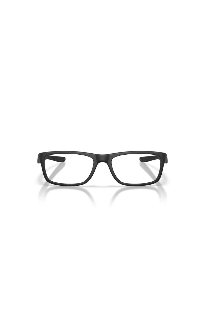 Oakley 51mm Rectangle optical glasses, Alternate, color, Black