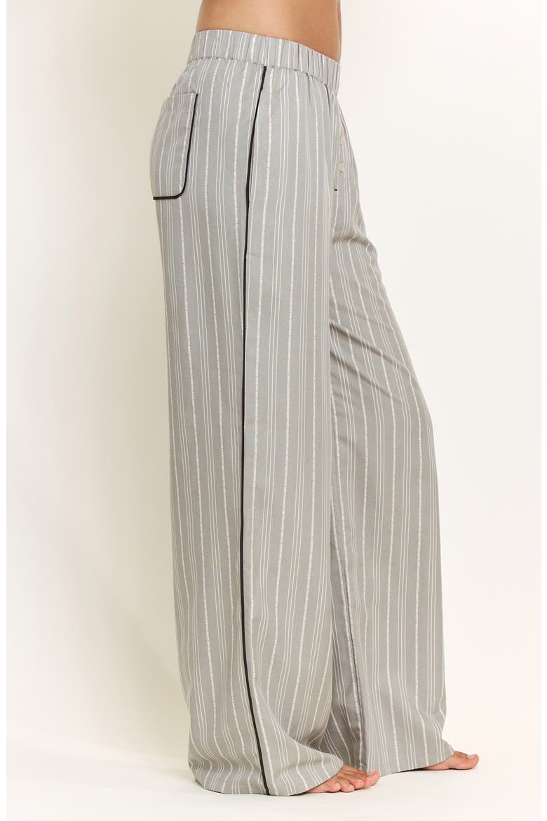 Nap Era Striped Pajama Pants, Alternate, color, SOFT OLIVE STRIPE
