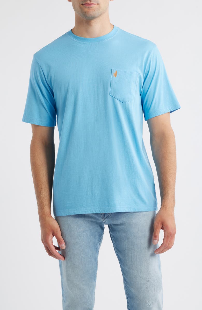johnnie-O Sun Line Pocket T-Shirt, Main, color, Maliblu