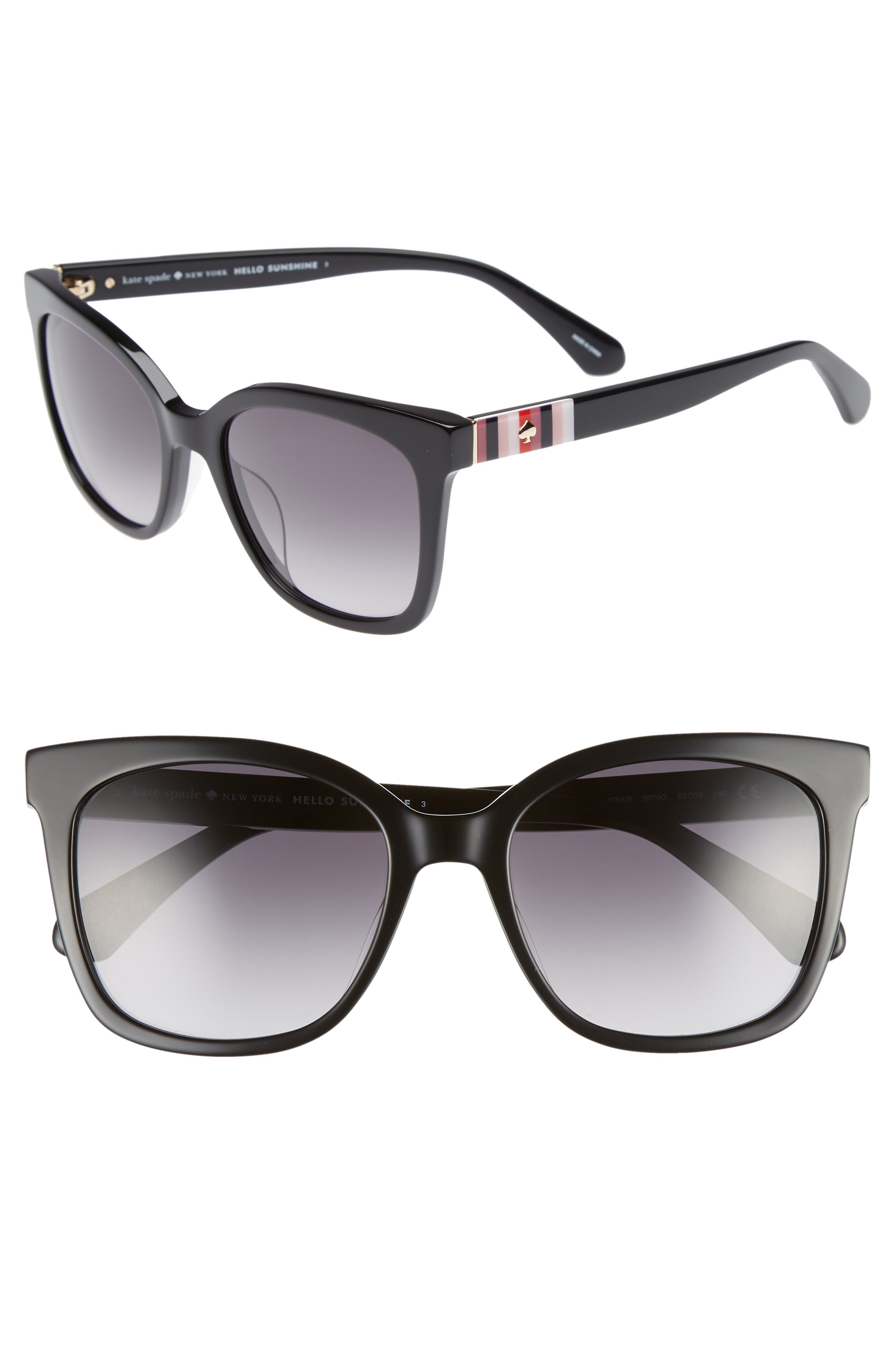 kiya 53mm round sunglasses