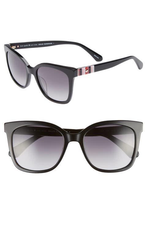 kiya 53mm round sunglasses