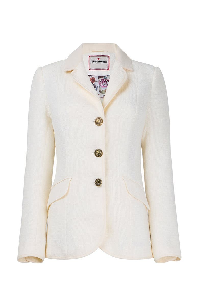 Joe Browns Classic Blazer, Alternate, color, Ivory