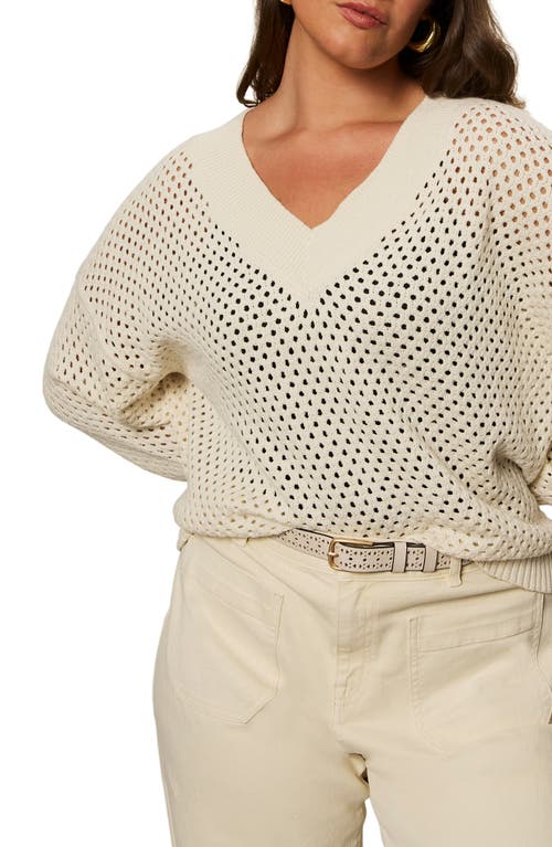 Sanctuary Open Stitch V-neck Sweater