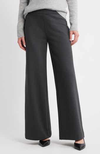 Caslon® High Waist Wide Leg Ponte Pants