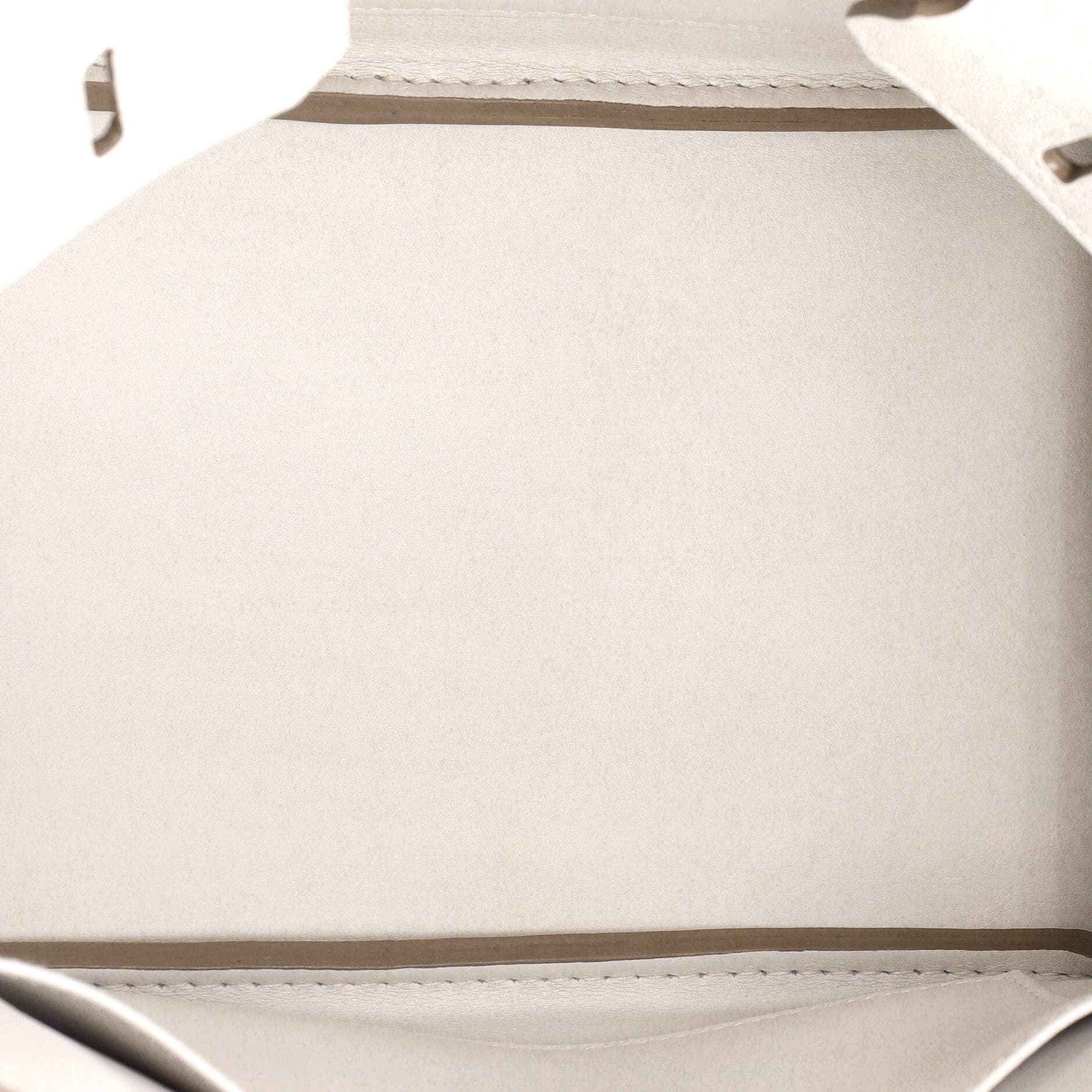 Pre-Owned Hermes Birkin Handbag Grey Swift with Gold Hardware 25, Alternate, color, Gris Pale