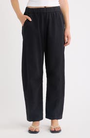 Marine Layer Pull-On Barrel Leg Twill Pants
