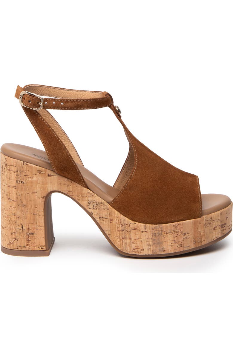 NeroGiardini Ankle Strap Platform Sandal, Alternate, color,