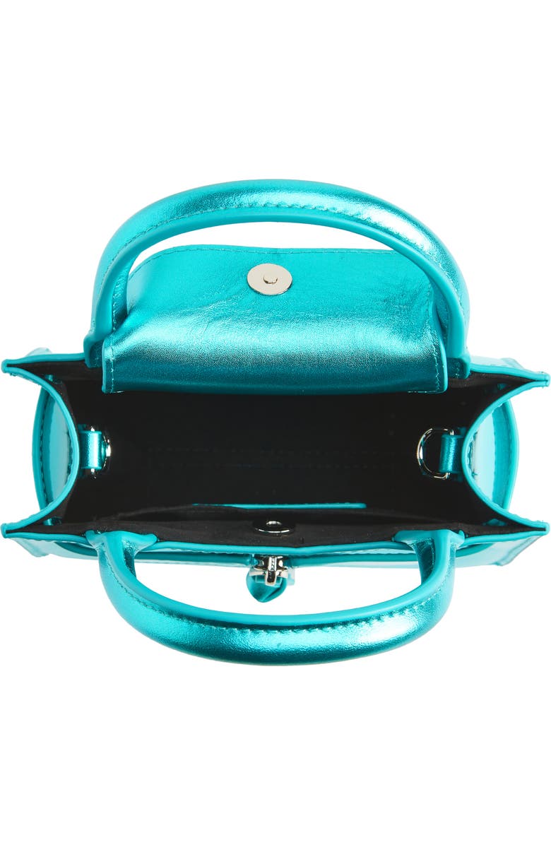 Brandon Blackwood Kuei Metallic Leather Top Handle Bag, Alternate, color,