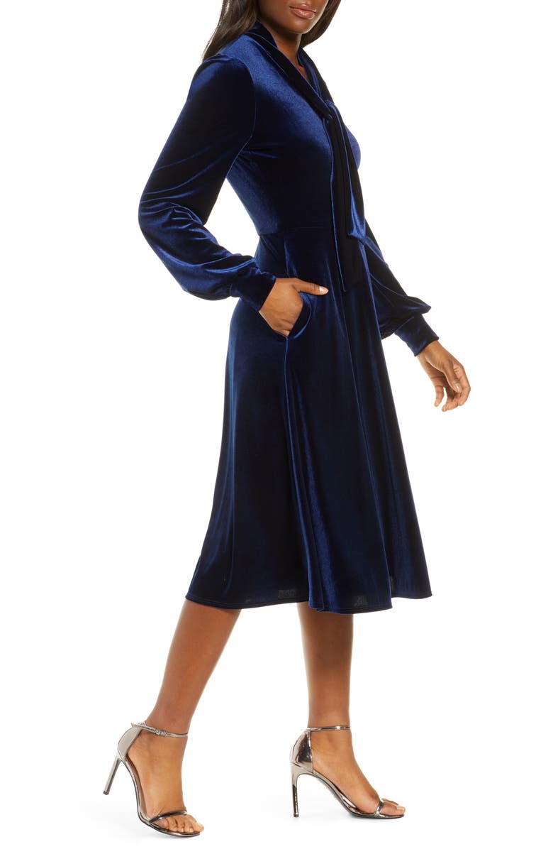 Black Halo Ruby Dress, Alternate, color,