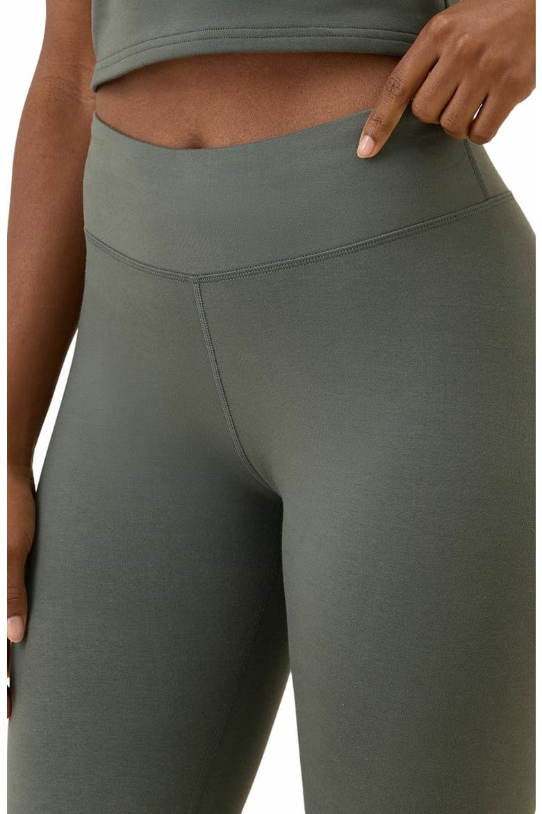 Organic Cotton On the Go-To Legging, Alternate, color, Castor Grey