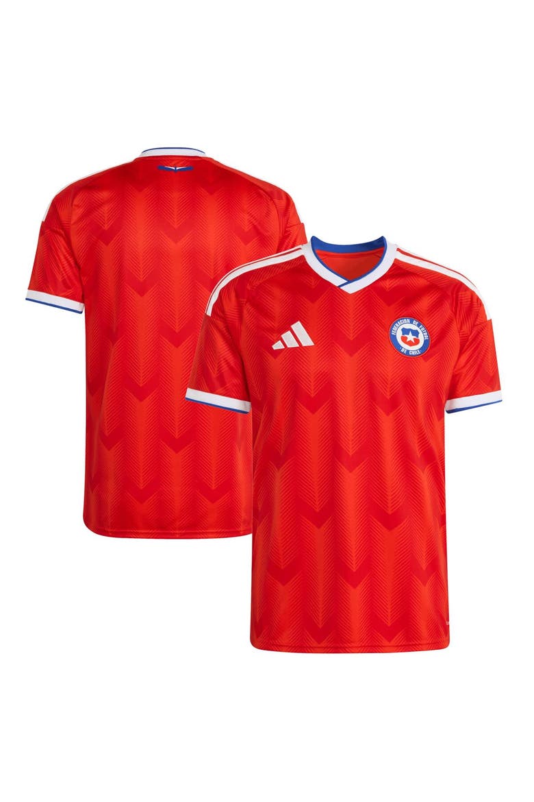 Men's adidas  Red Chile National Team FIFA x World Cup 2026 Home Replica Jersey, Main, color, Red