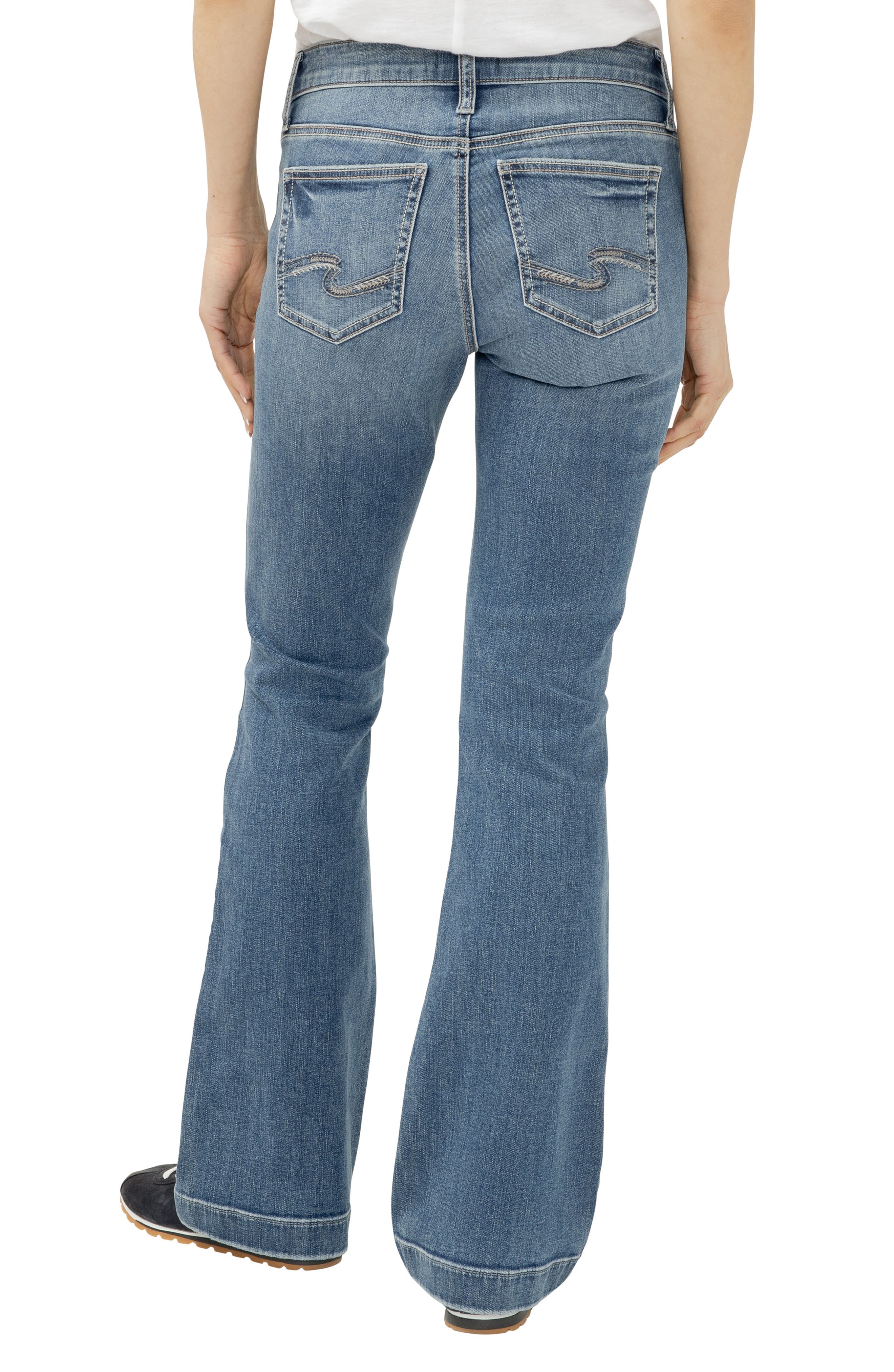 Elyse Curvy Mid Rise Bootcut Jeans - image 2