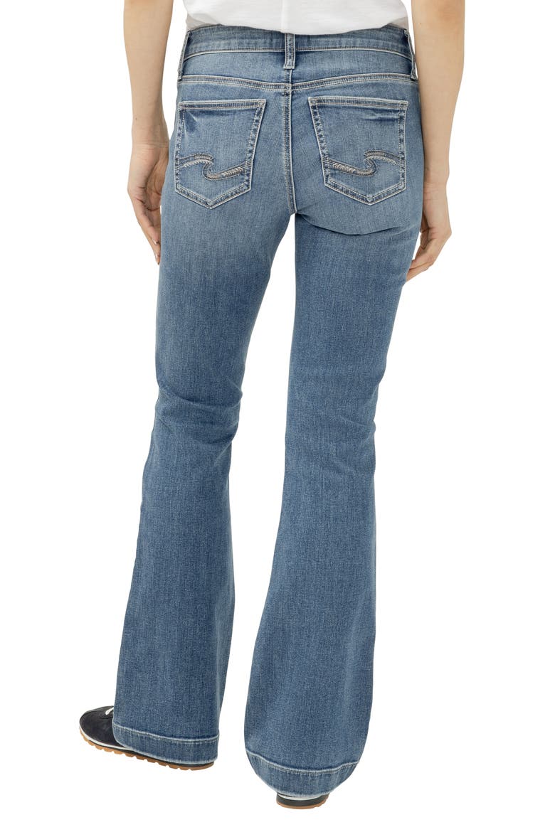 Elyse Curvy Mid Rise Bootcut Jeans, Alternate, color, SATURDAY MORNING
