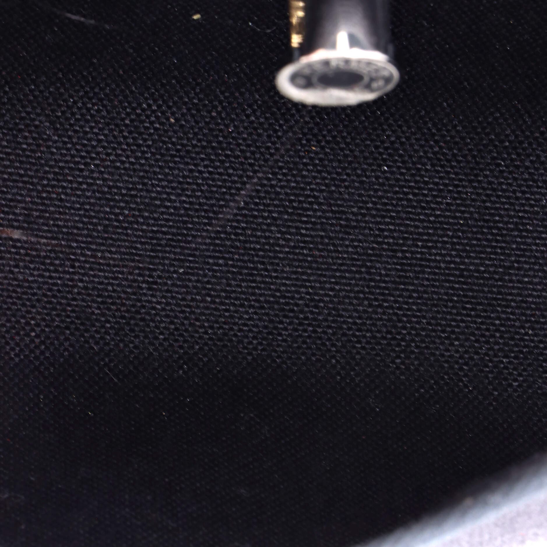 Pre-Owned Hermes Herbag Zip Toile and Leather 20, Alternate, color, Noir