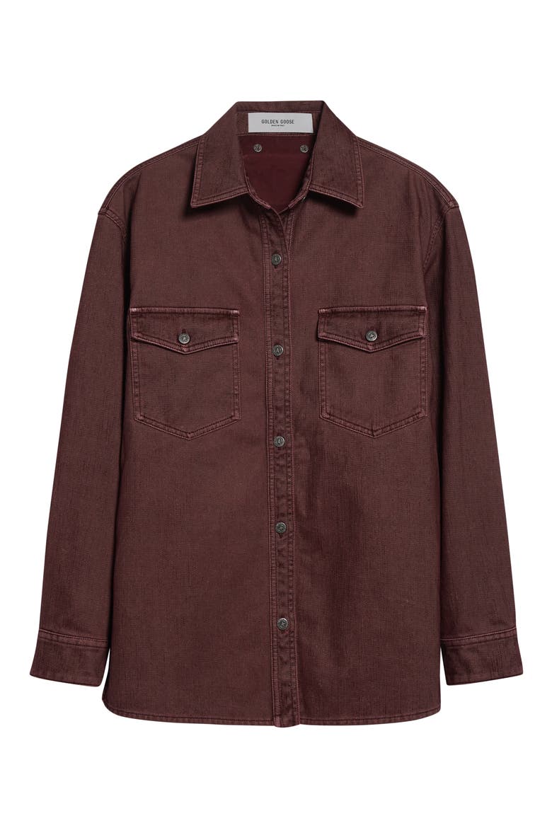 Journey Patty Cotton Twill Button-Up Shirt, Alternate, color, PORT ROYALE