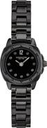 COACH Kitt Black Ceramic Bracelet Watch, 21mm