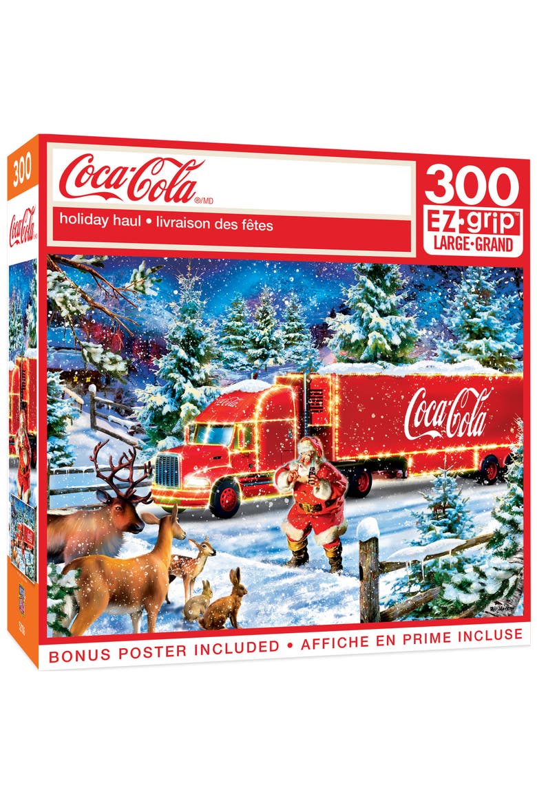 Coca-Cola Holiday Haul 300pc Puzzle, Main, color, Multicolor