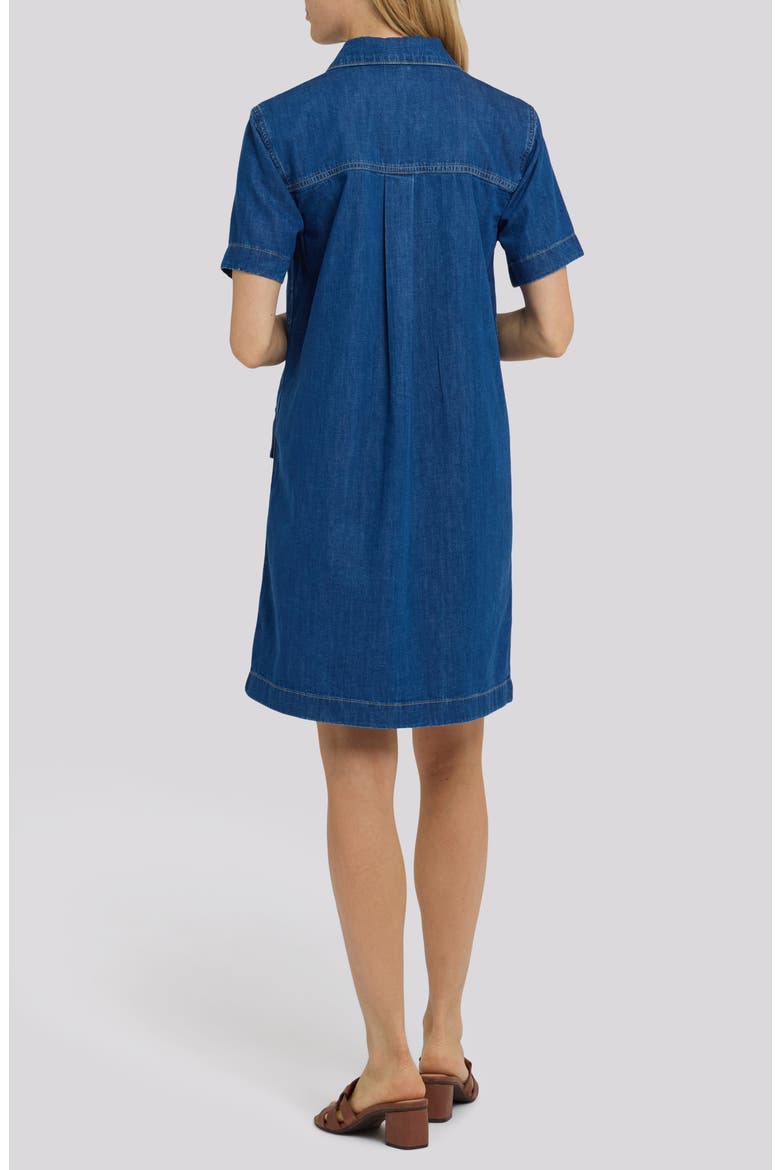Denim Utility Dress, Alternate, color, MEDIUM INDIGO