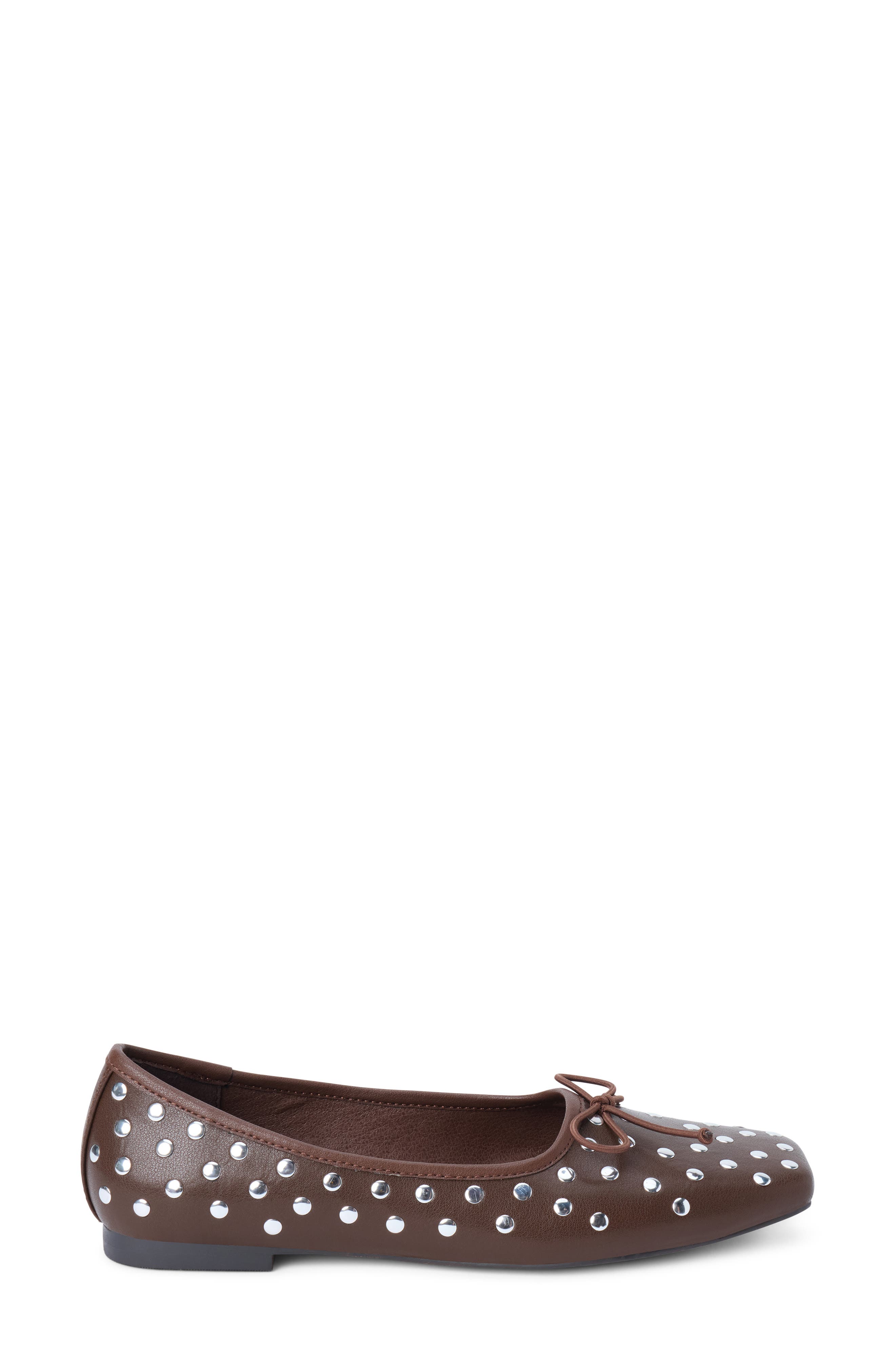 Easton Faux Leather Flat, Alternate, color, ESPRESSO