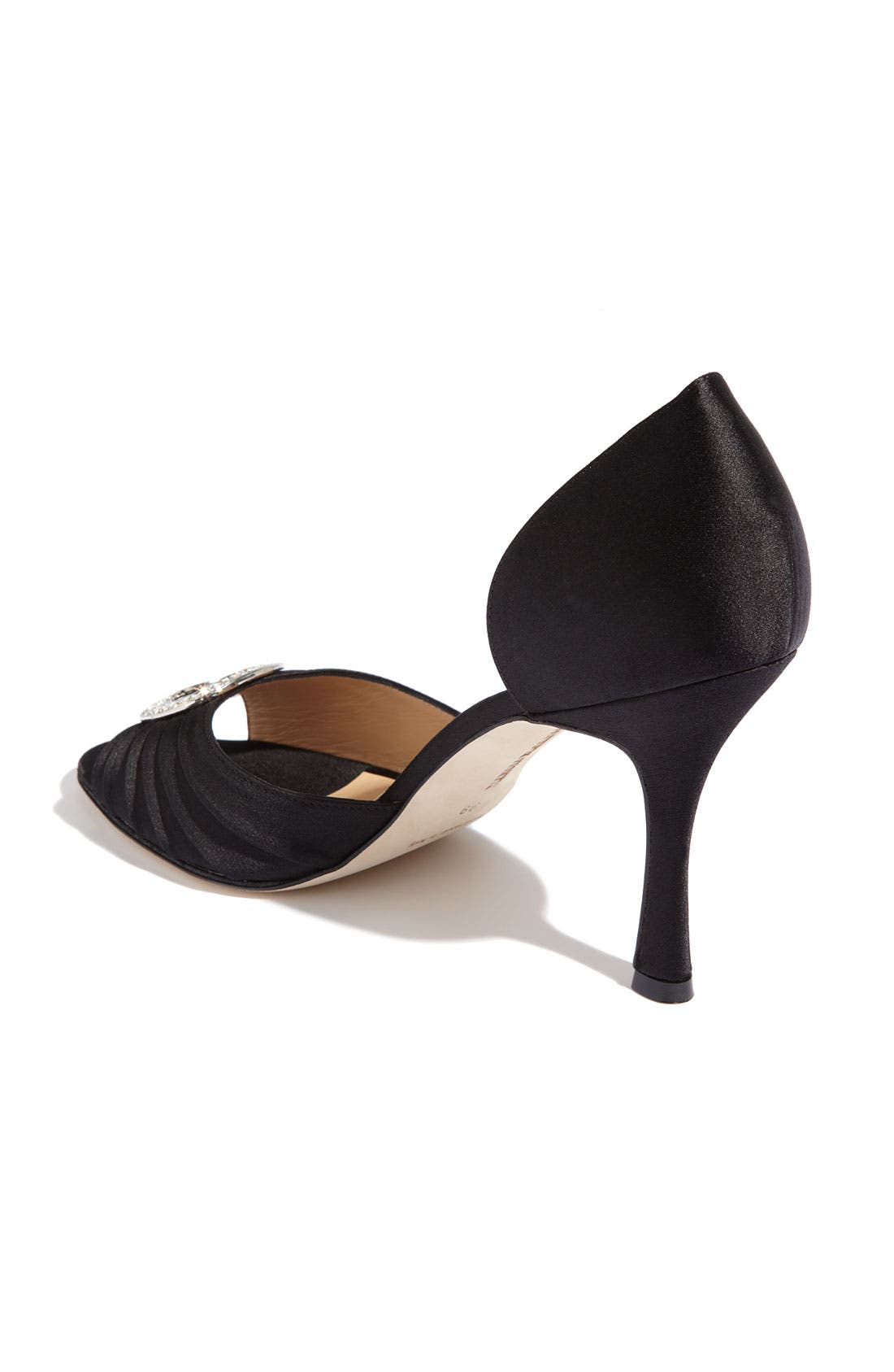 Manolo Blahnik 'Sedaraby' Open Toe d'Orsay Pump, Alternate, color, 