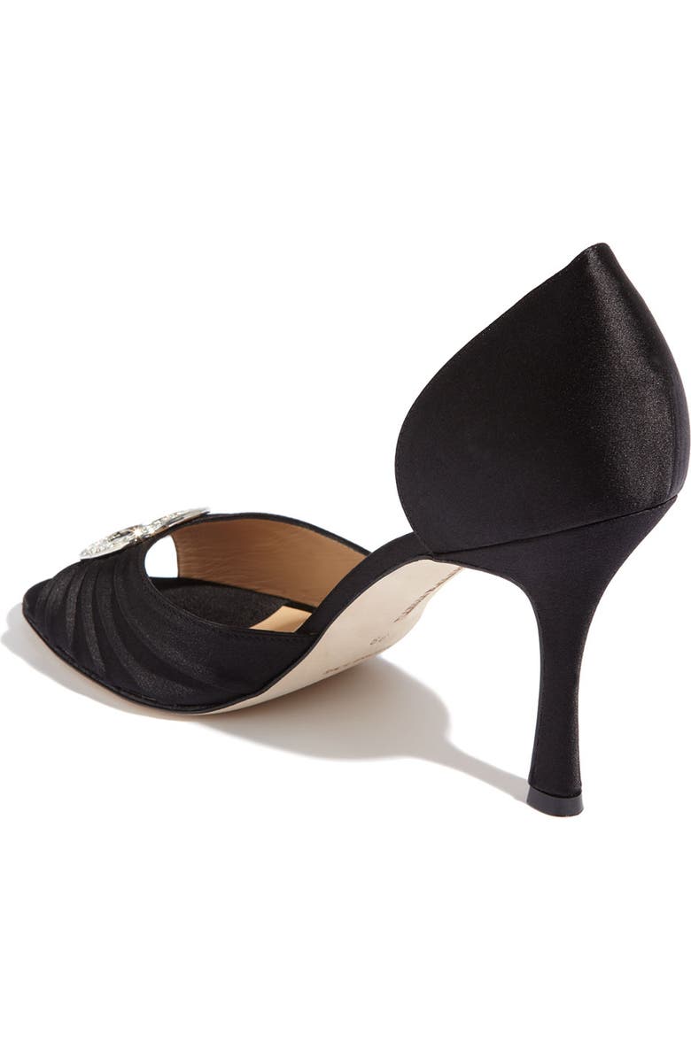 Manolo Blahnik 'Sedaraby' Open Toe d'Orsay Pump, Alternate, color,