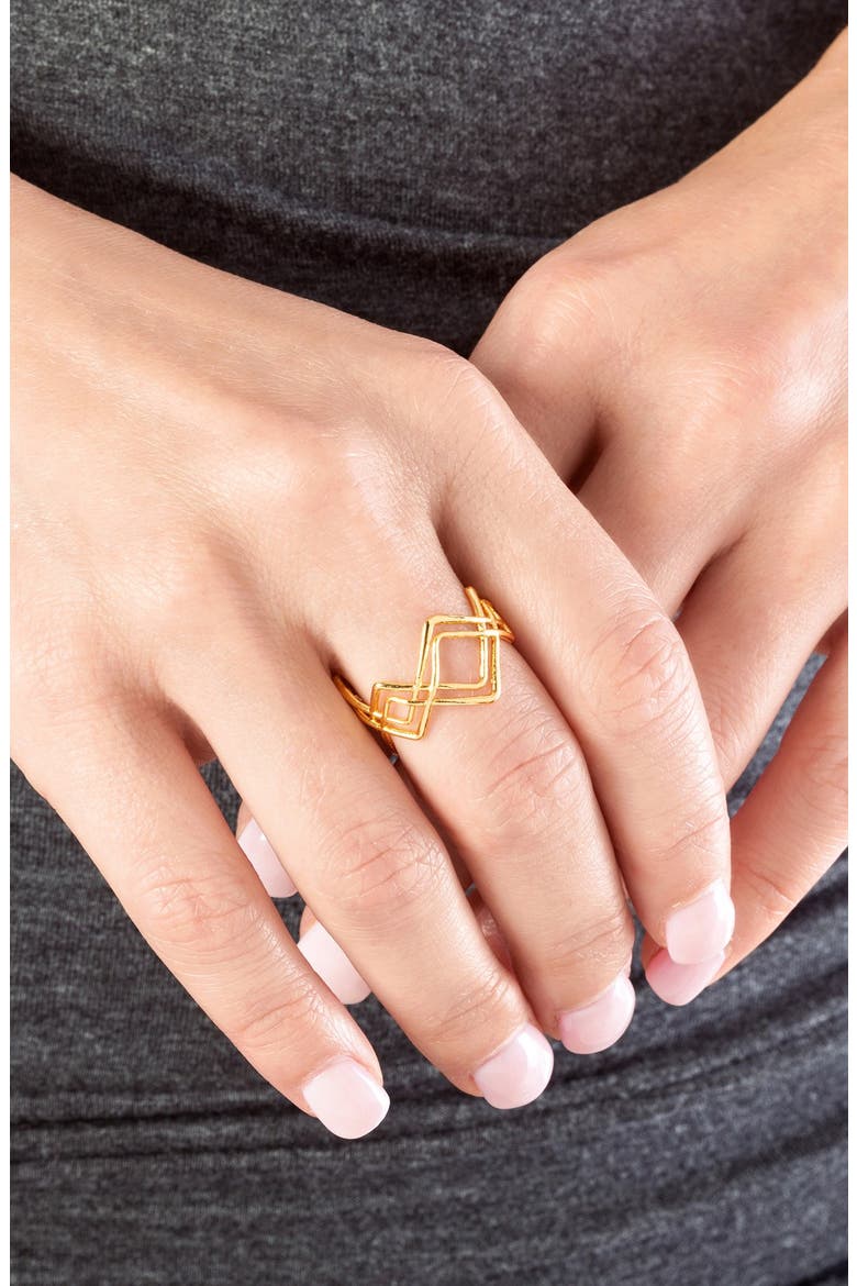 'Messa' Open Ring, Alternate, color, GOLD