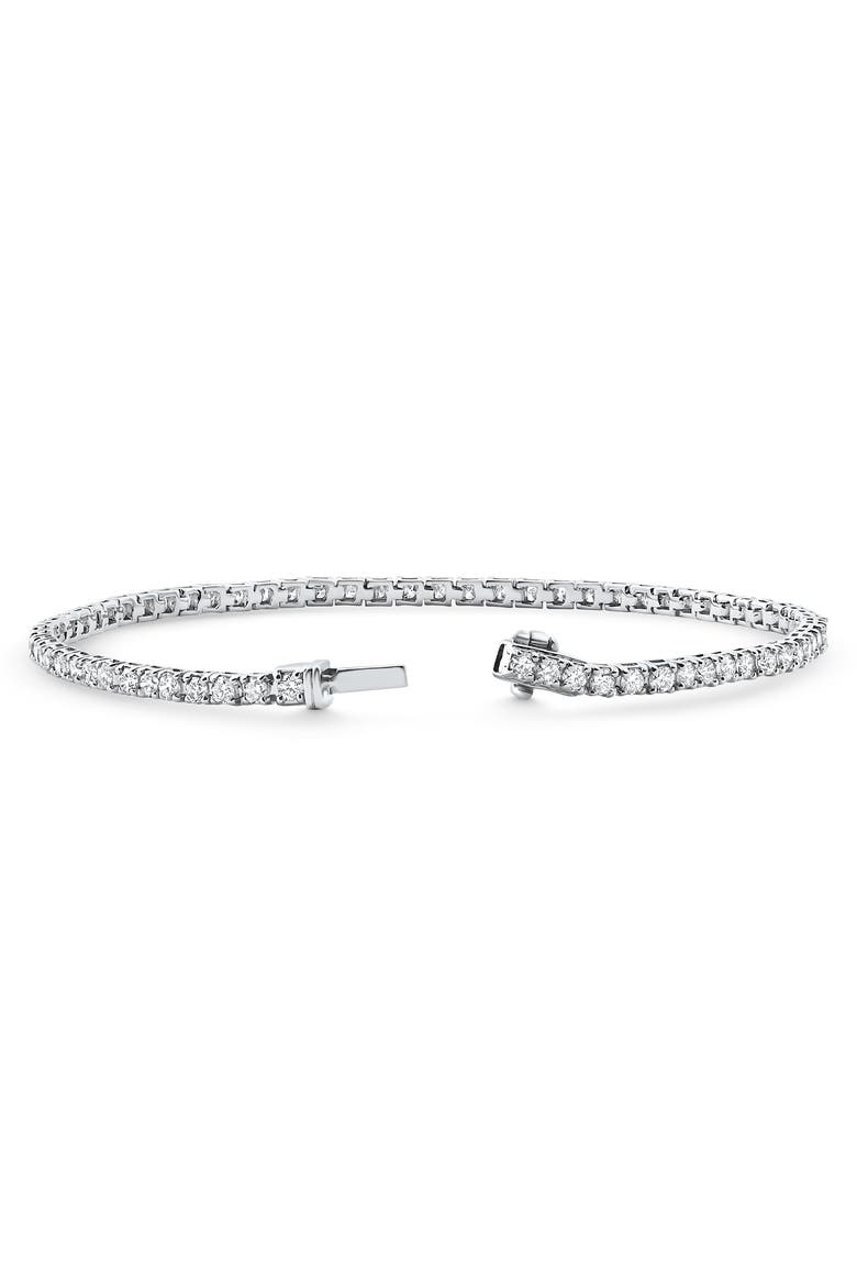 2 - 4ct Diamond Tennis Bracelet 7" Lab Grown, Alternate, color, Silver - 3Ct