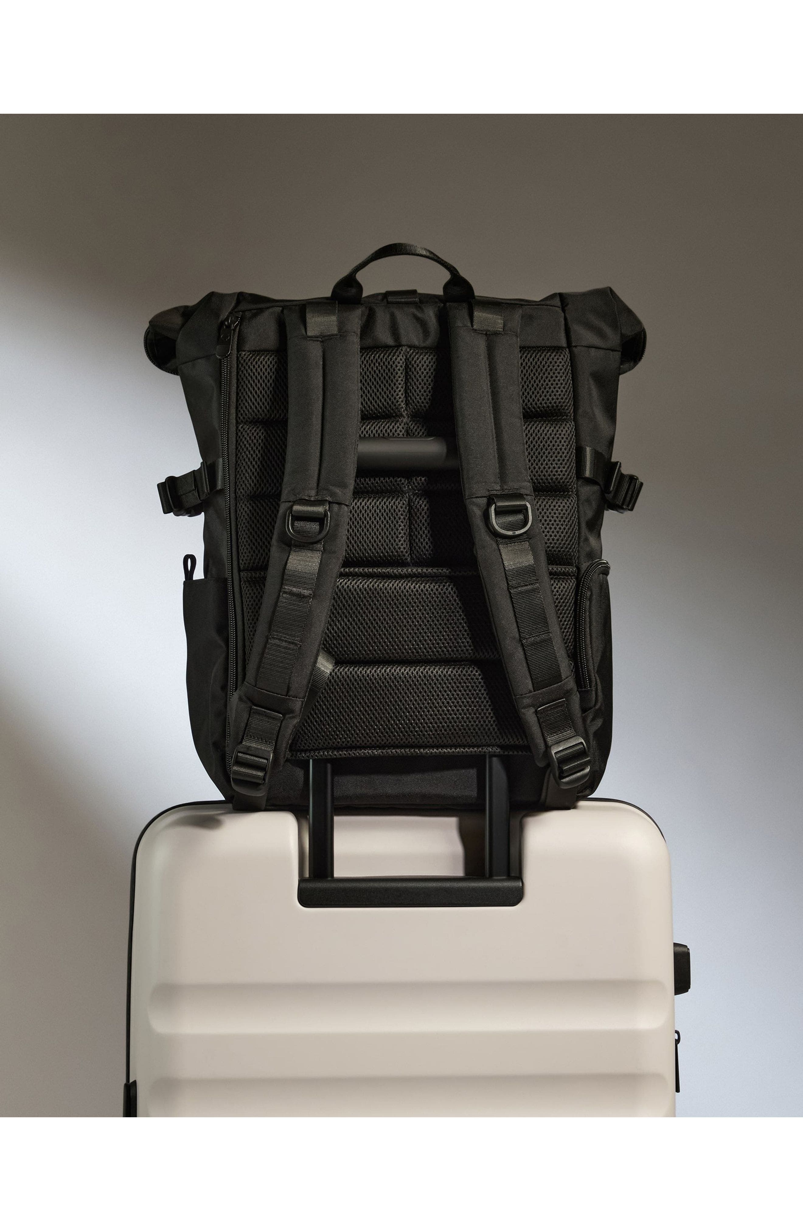 ANTLER Discovery Roll Top Backpack, Alternate, color, Black