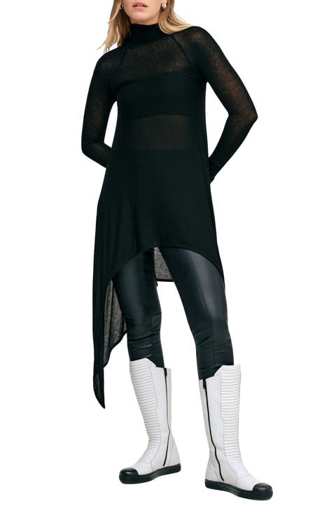 Asher Turtleneck Tunic Sweater