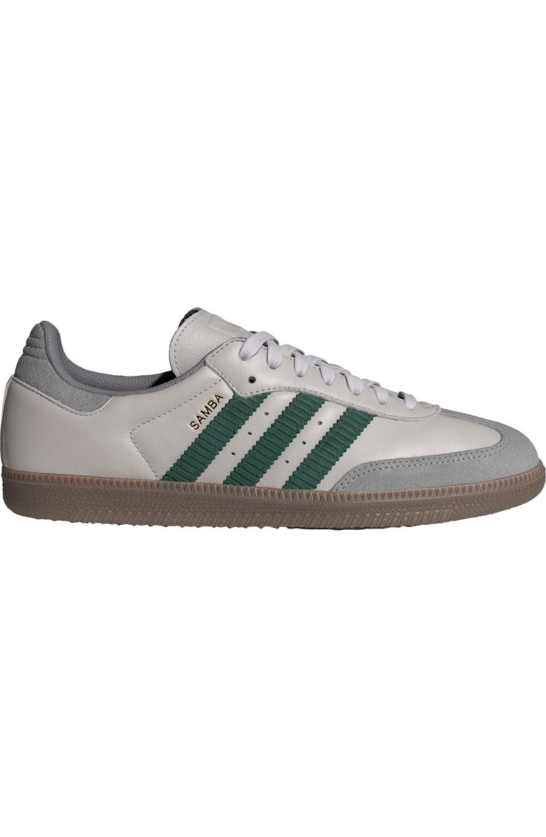 adidas Samba OG Sneaker, Alternate, color, Grey/ Collegiate Green/ Gum5
