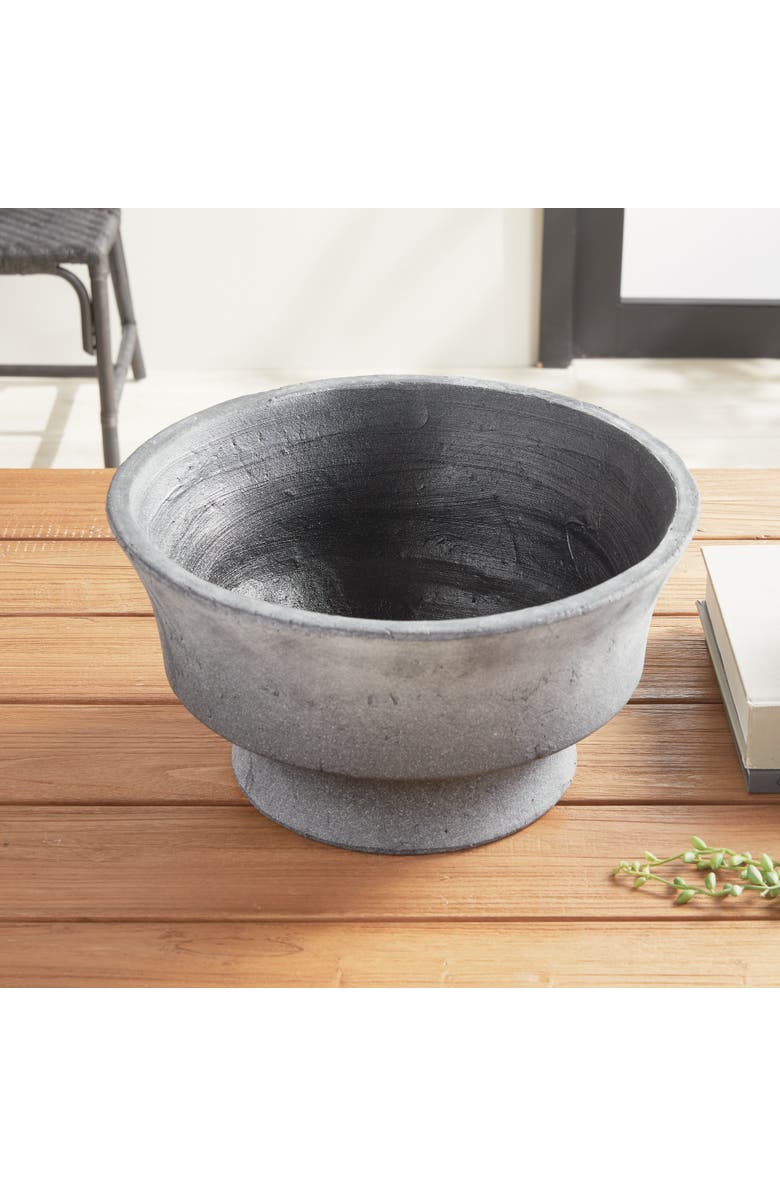 Napa Home & Garden Cedric Decorative Footed Bowl, Alternate, color, Black