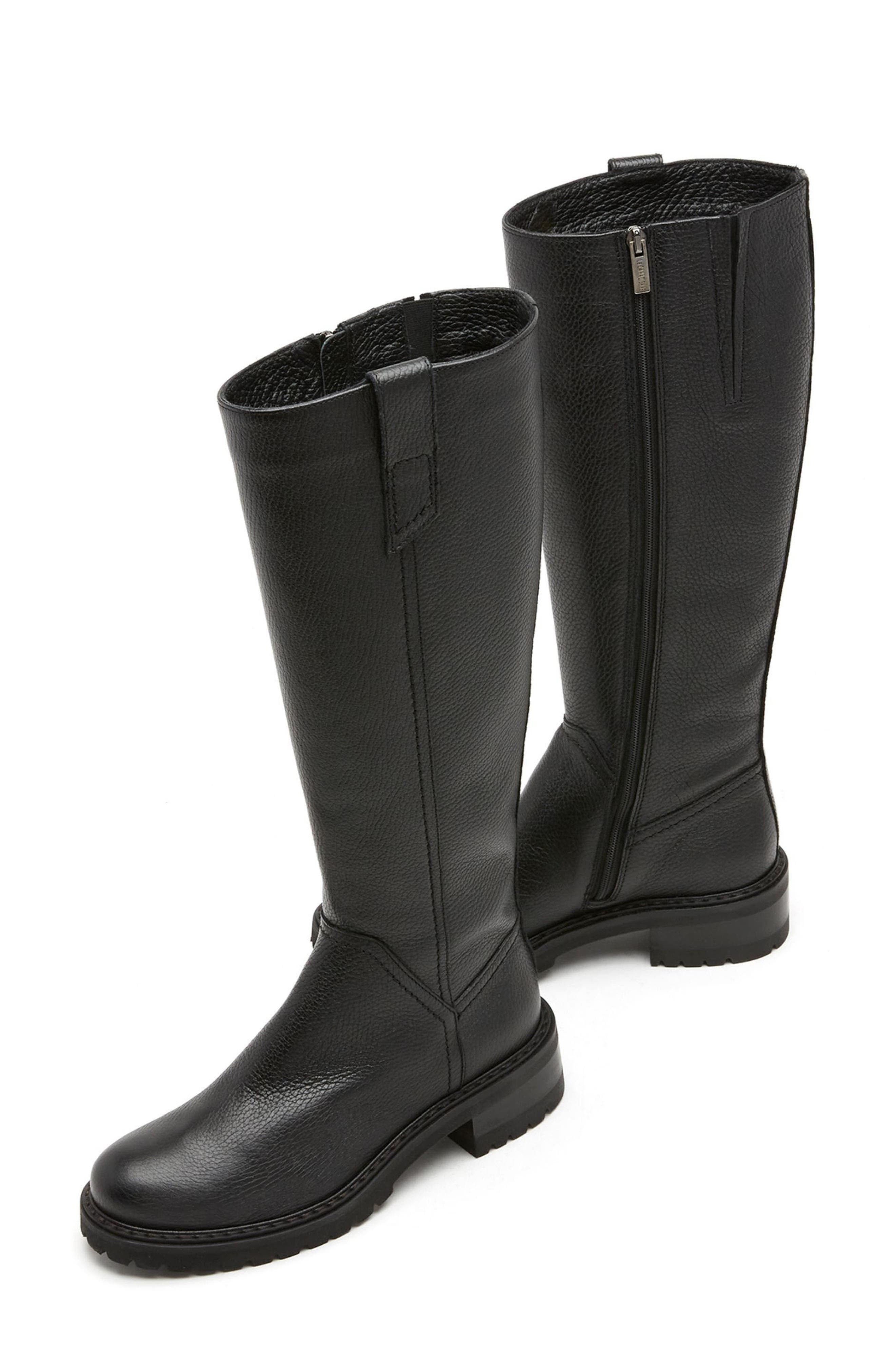Chip City Dry™ Waterproof Knee High Boot, Alternate, color, BLACK PEBBLE LEATHER